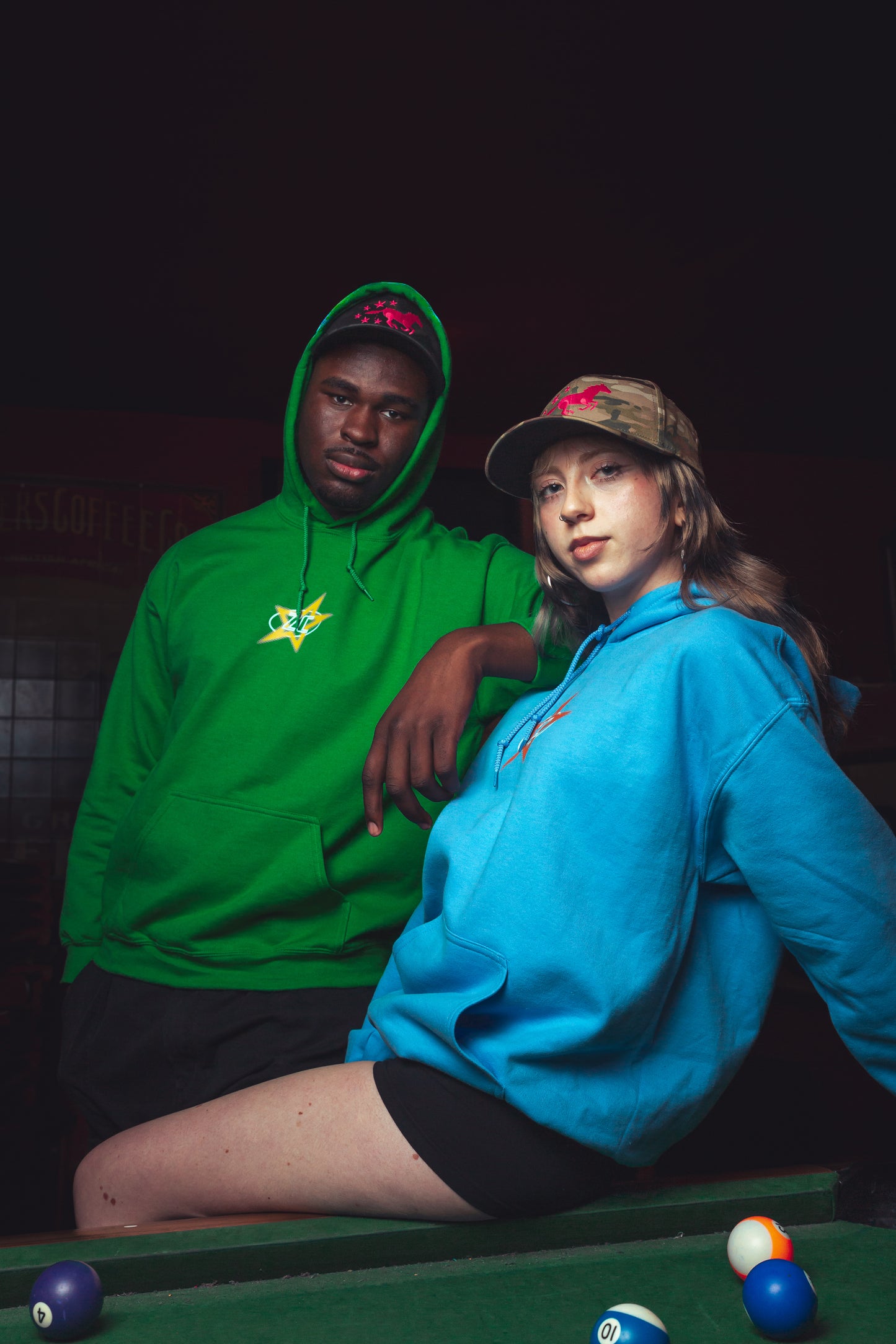 Green 'Be a Star' Hoodie