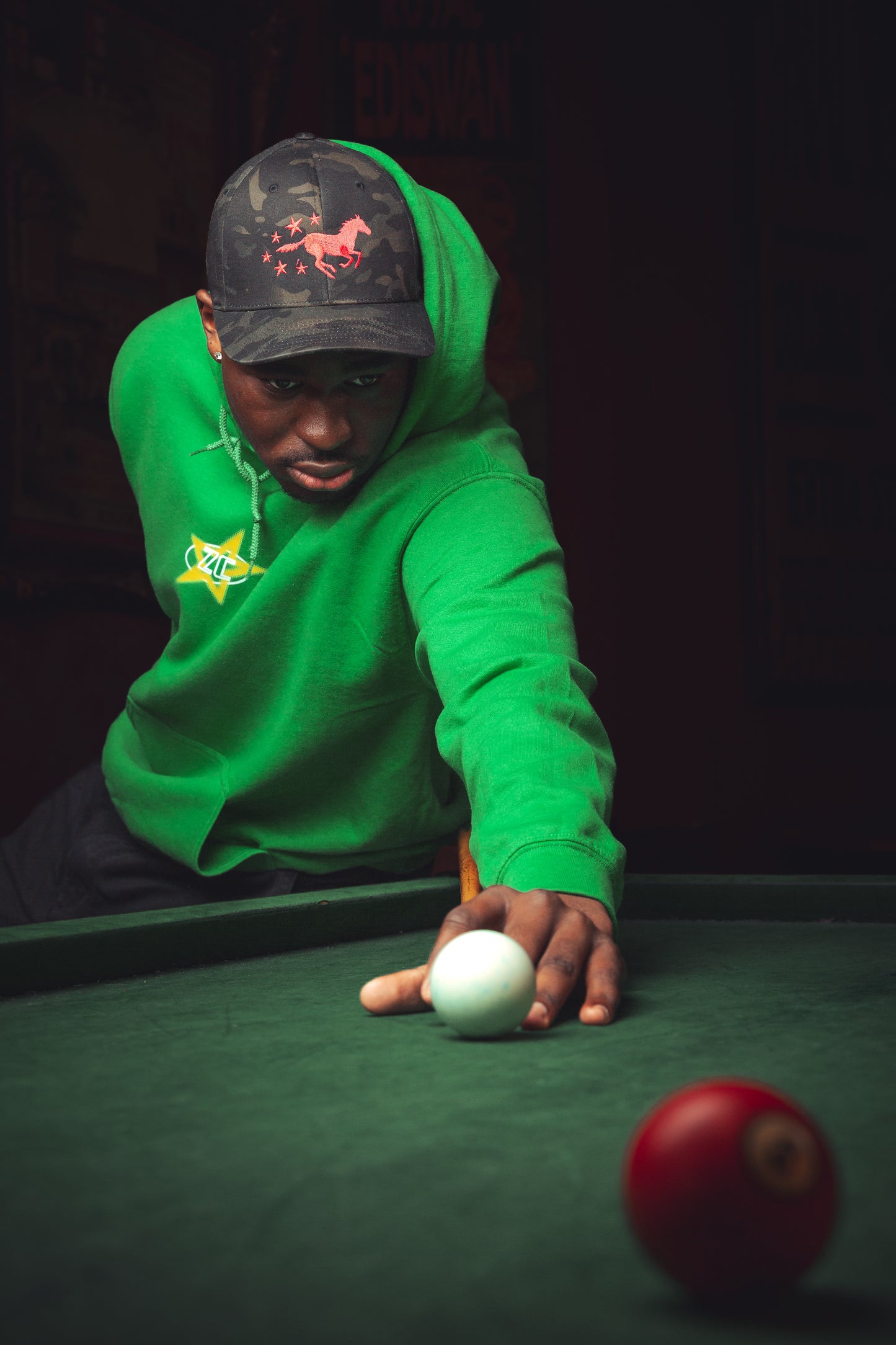 Green 'Be a Star' Hoodie
