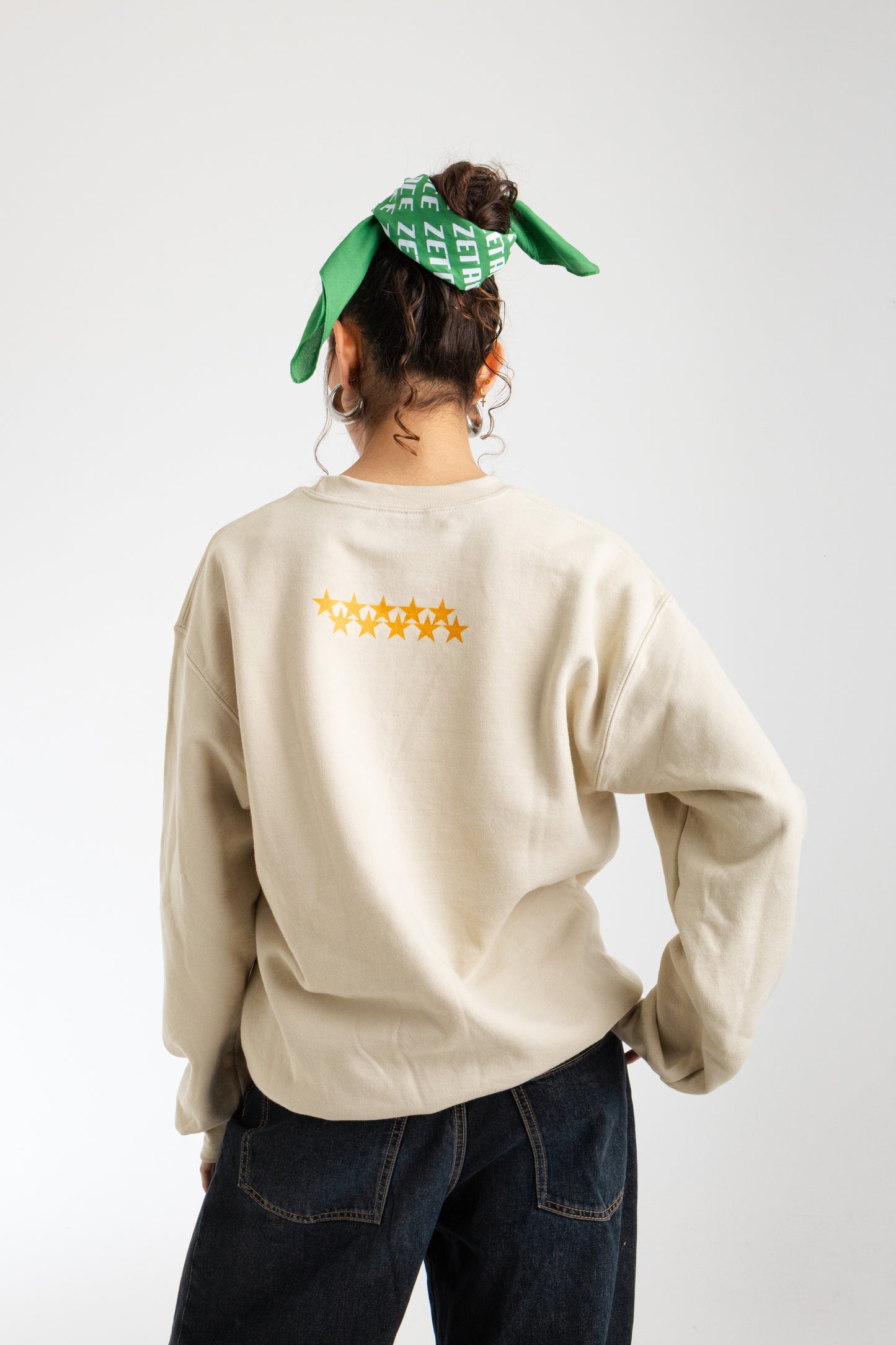 Beige 'Be a Star' Sweatshirt