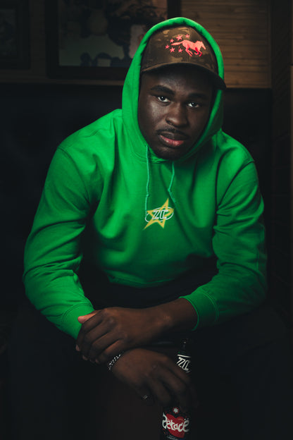 Green 'Be a Star' Hoodie