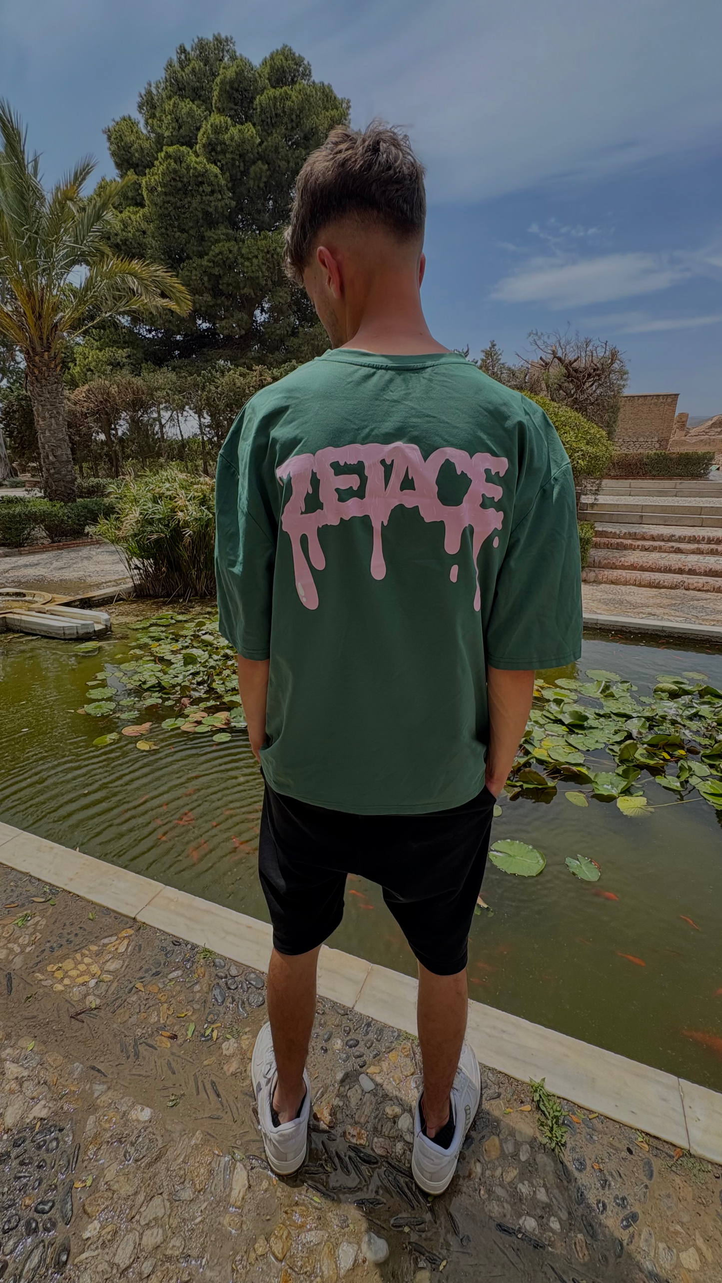 Green Dripping Tee