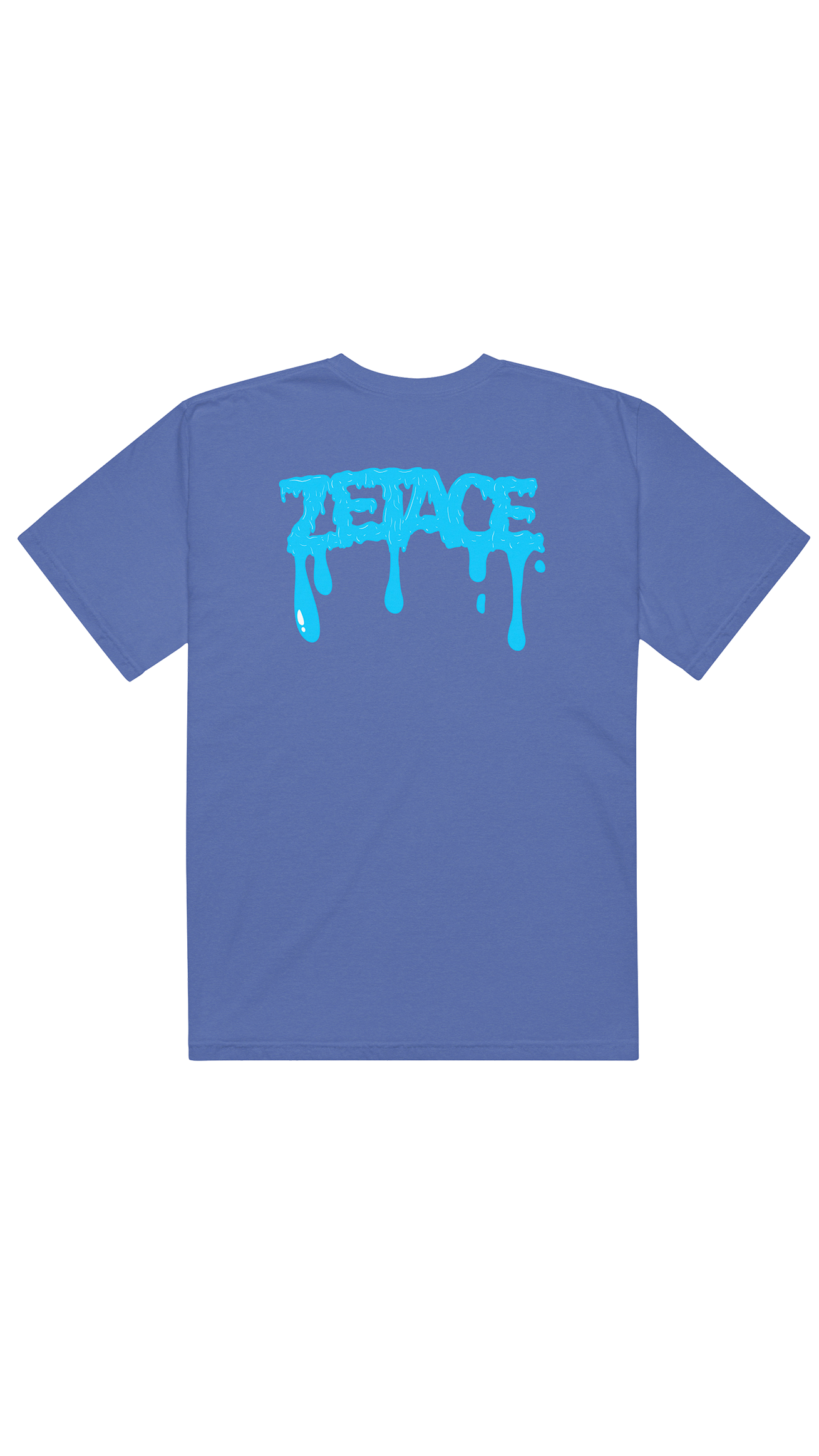 Blue Dripping Tee