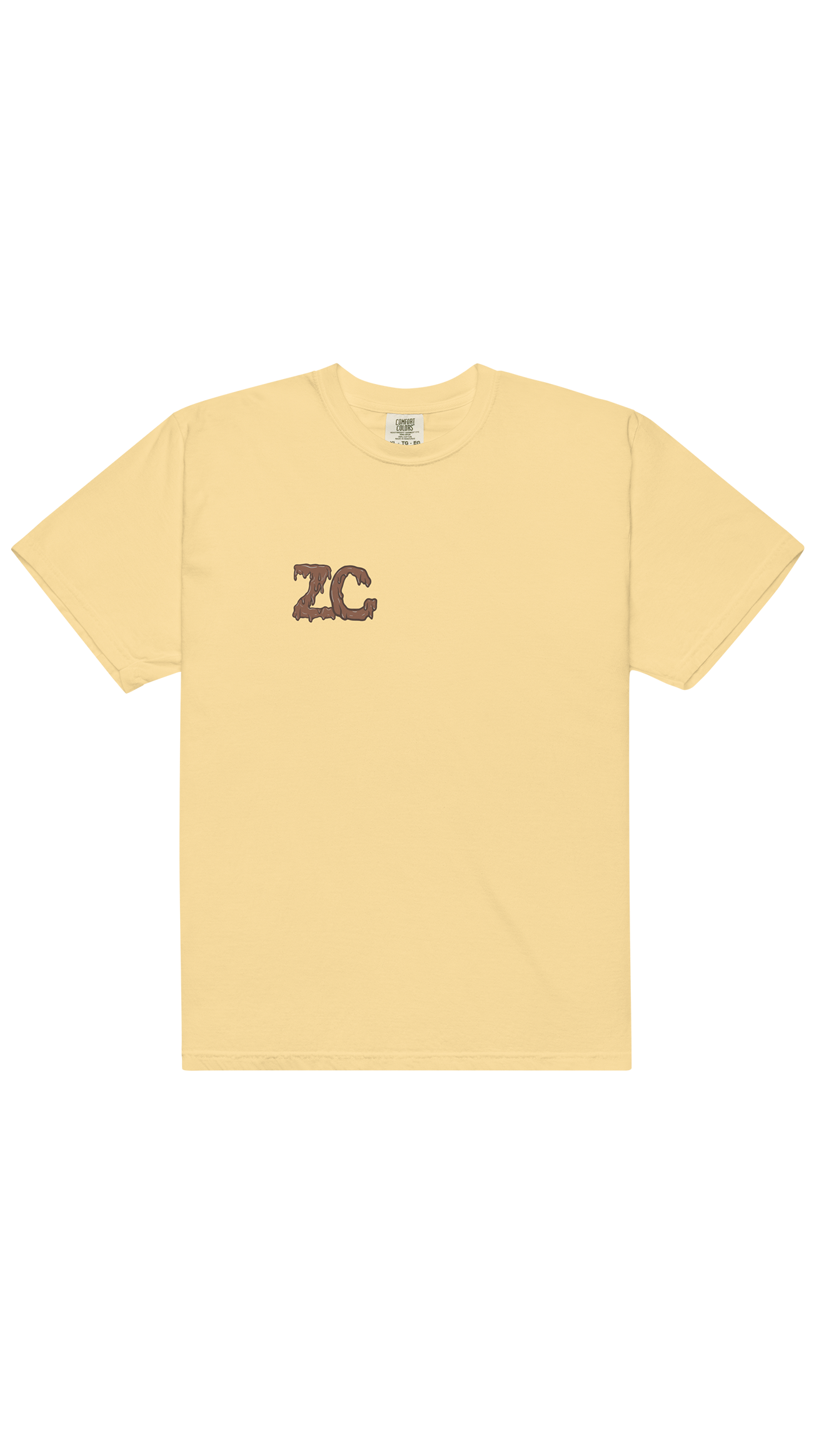 Beige Dripping Tee