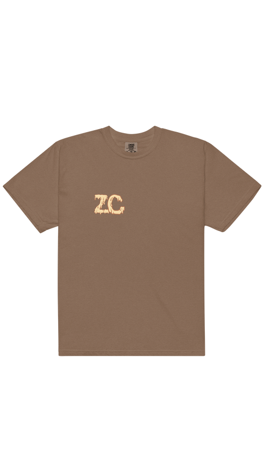 Brown Dripping Tee