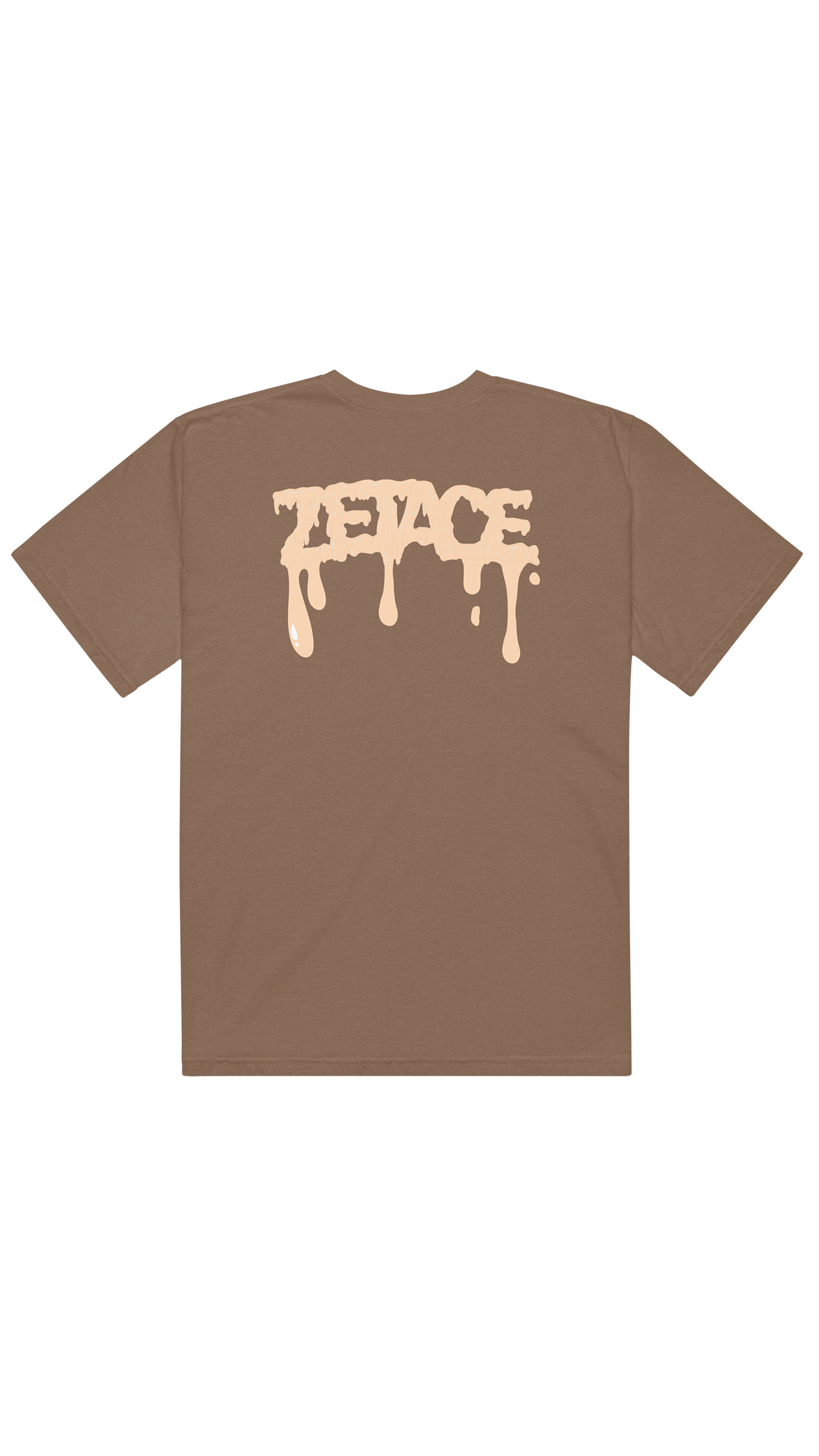 Brown Dripping Tee