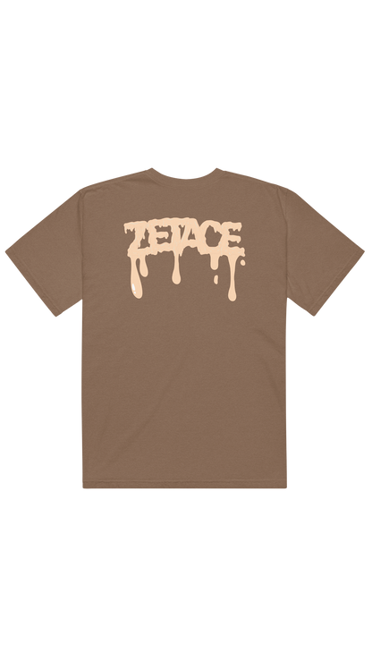Brown Dripping Tee